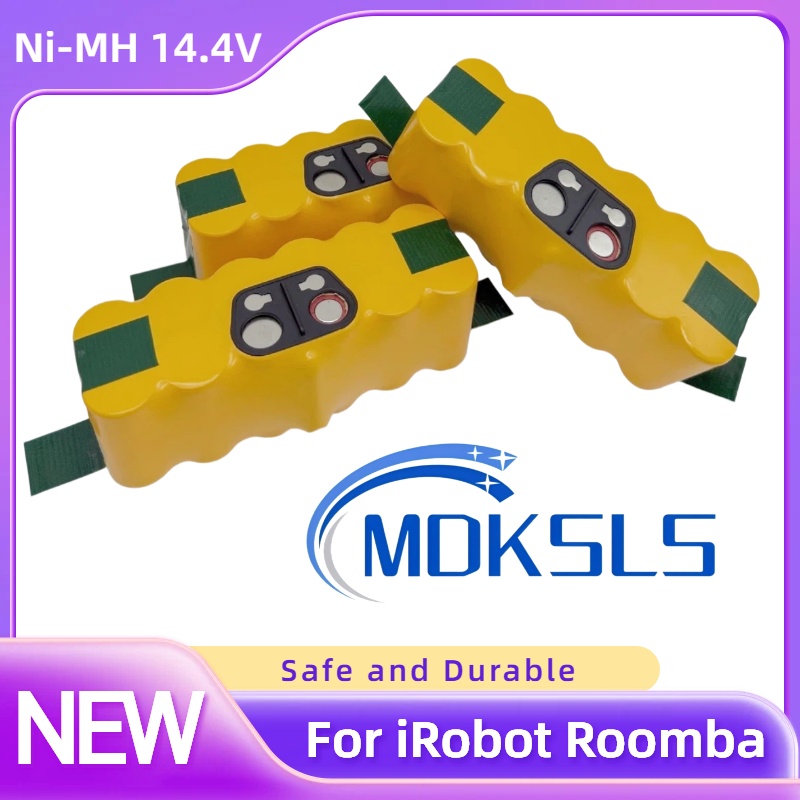 4S Lipo Battery 14.8V 6000Mah - แบตเตอรี่สำหรับ IRobot Roomba 5000mAh 14.4V แบตเตอรี่สำหรับ