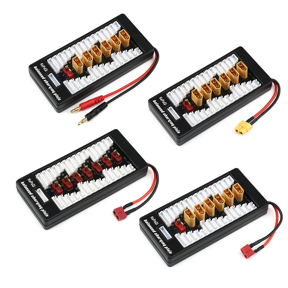 12S Lipo Battery Balancing Board - บอร์ดชาร์จแบตเตอรี่แบบขนาน Multi 2S-6S Lipo พร้อมปลั๊ก XT60