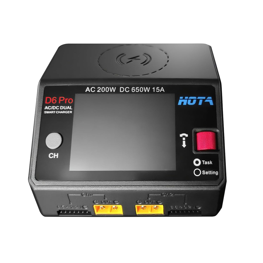 Hota D6 Pro Dual Lipo Charger - เครื่องชาร์จแบตเตอรี่ HOTA D6 Pro Lipo แบบสองช่อง
