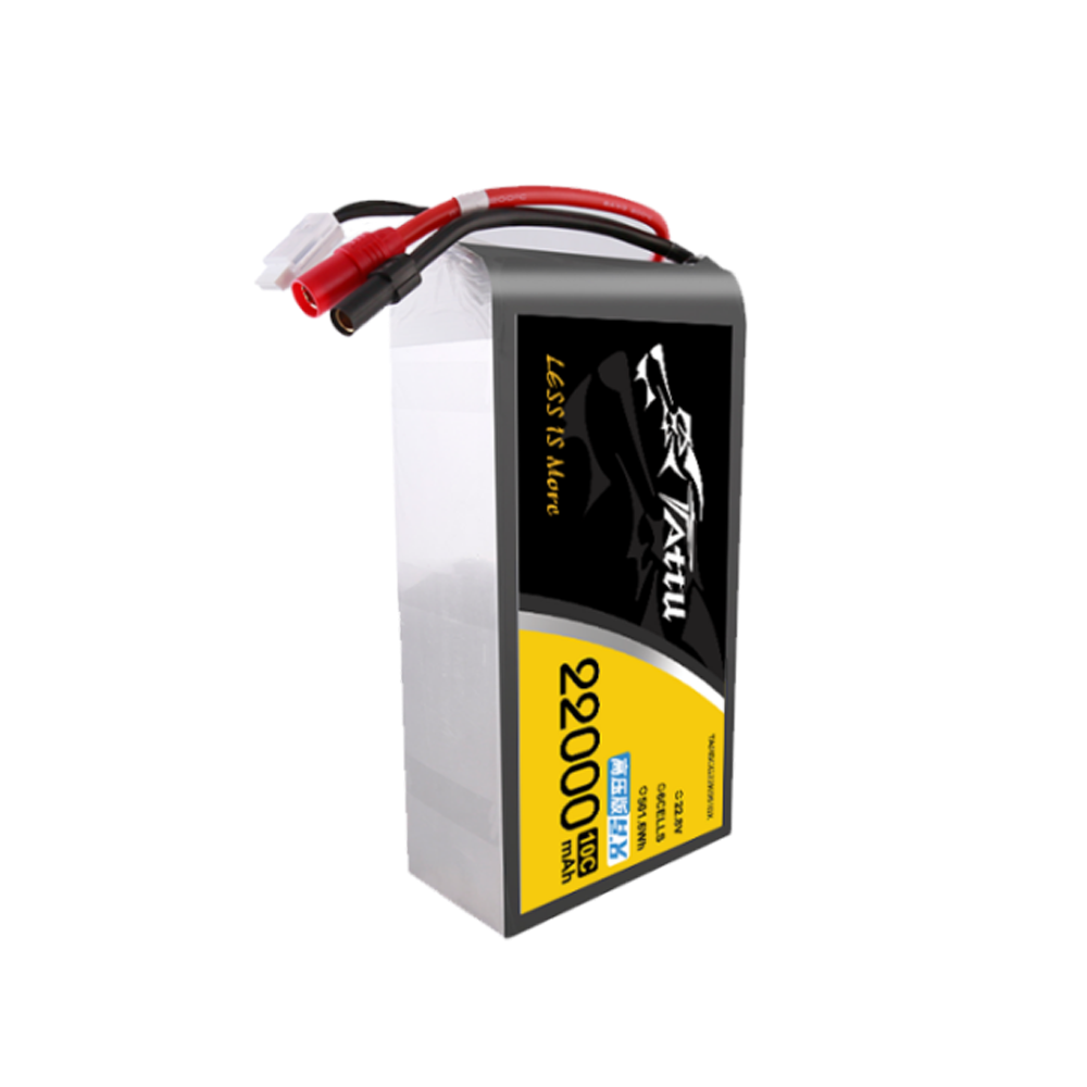 แบตเตอรี่โดรนสำรวจและรักษาความ - Tattu 6S 22000Mah Lipo Battery บทวิจารณ์และราคา