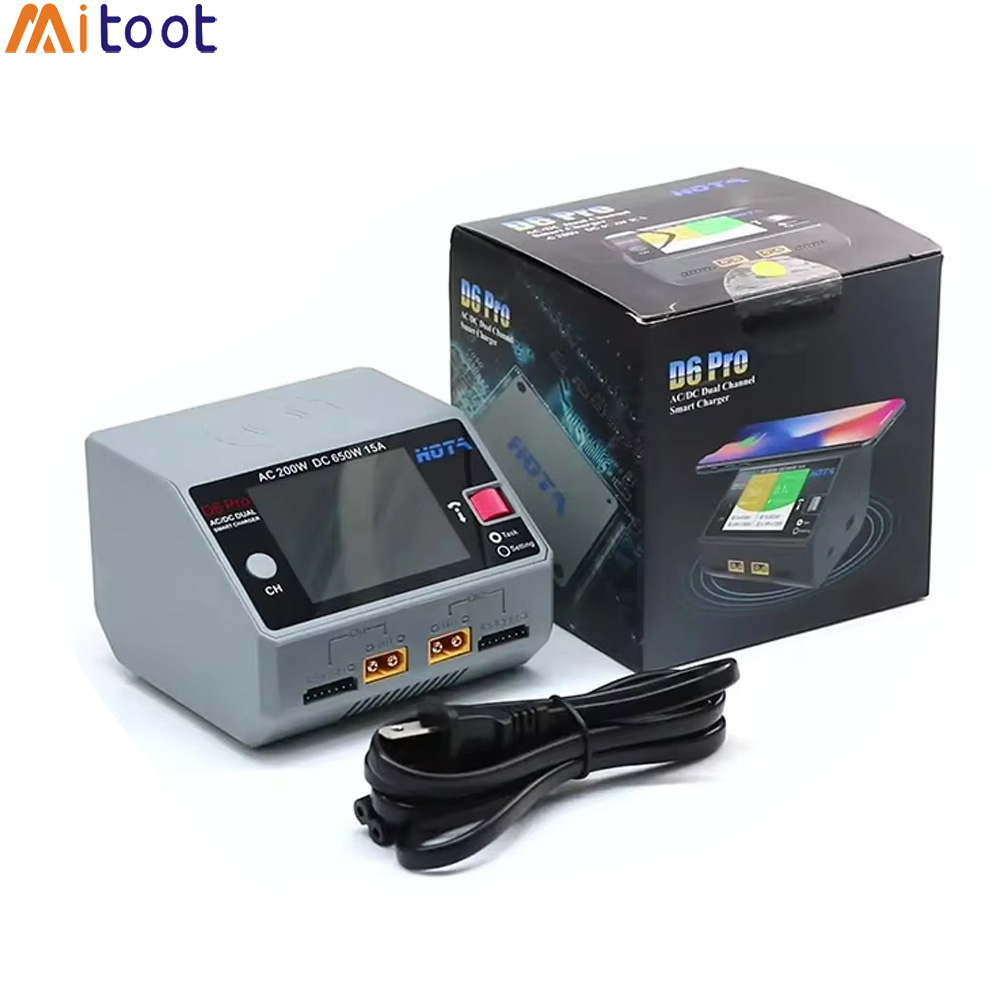 เครื่องชาร์จแบตเตอรี่อัจฉริยะ  - Hota D6 Pro Dual Lipo Charger บทวิจารณ์และราคา
