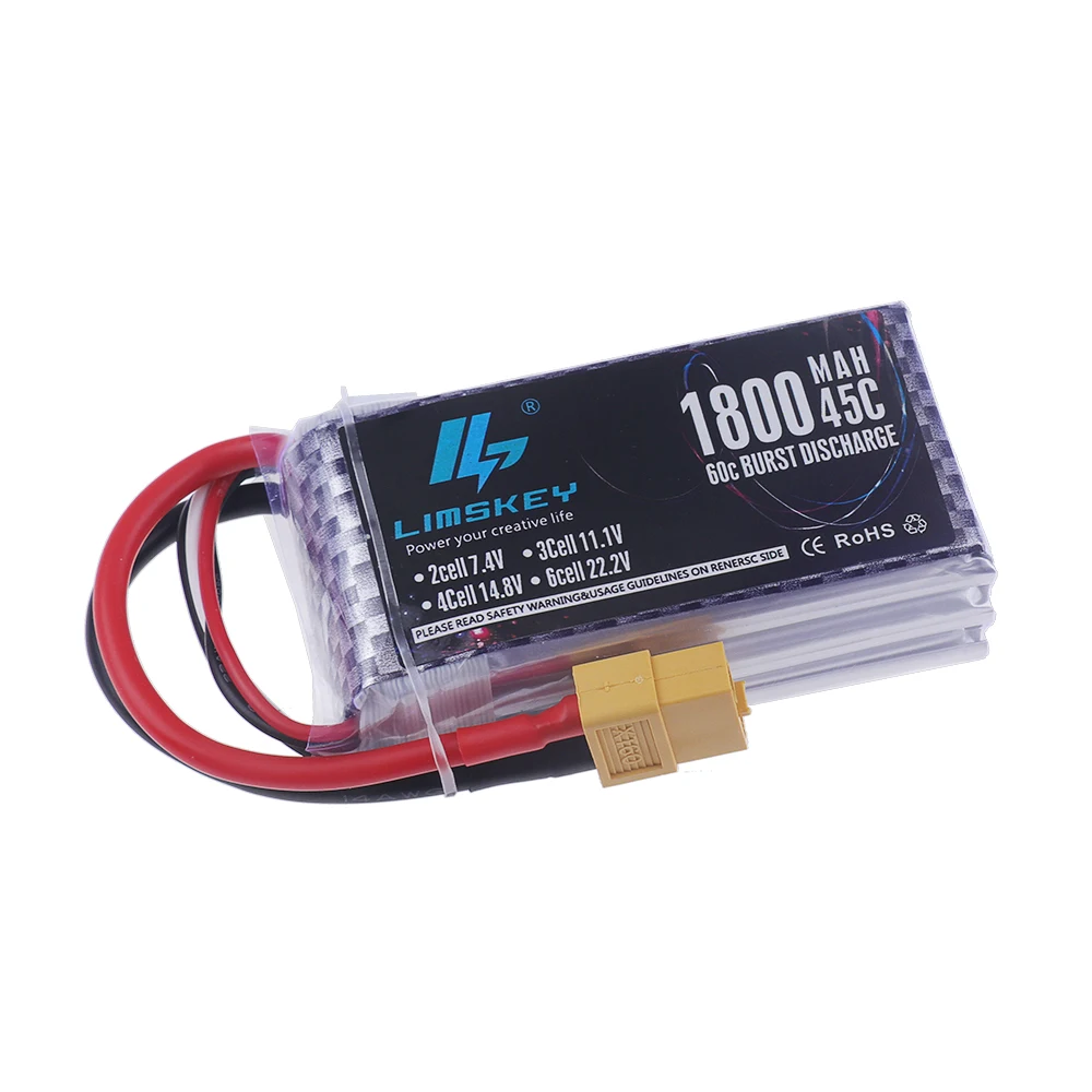 2S 3S 4S 6S แบตเตอรี่ Lipo 7.4 - 4S Lipo Battery 14.8V 6000Mah บทวิจารณ์และราคา