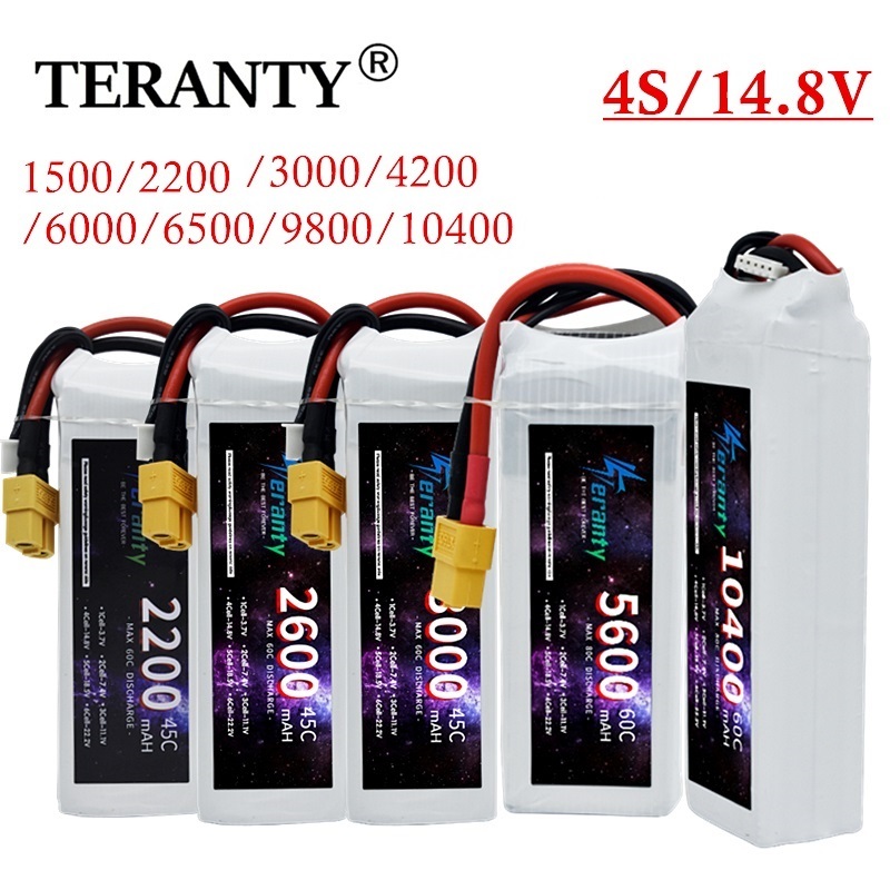 แบตเตอรี่ LiPo RC 14.8V 4S 150 - 4S Lipo Battery 14.8V 6000Mah บทวิจารณ์และราคา