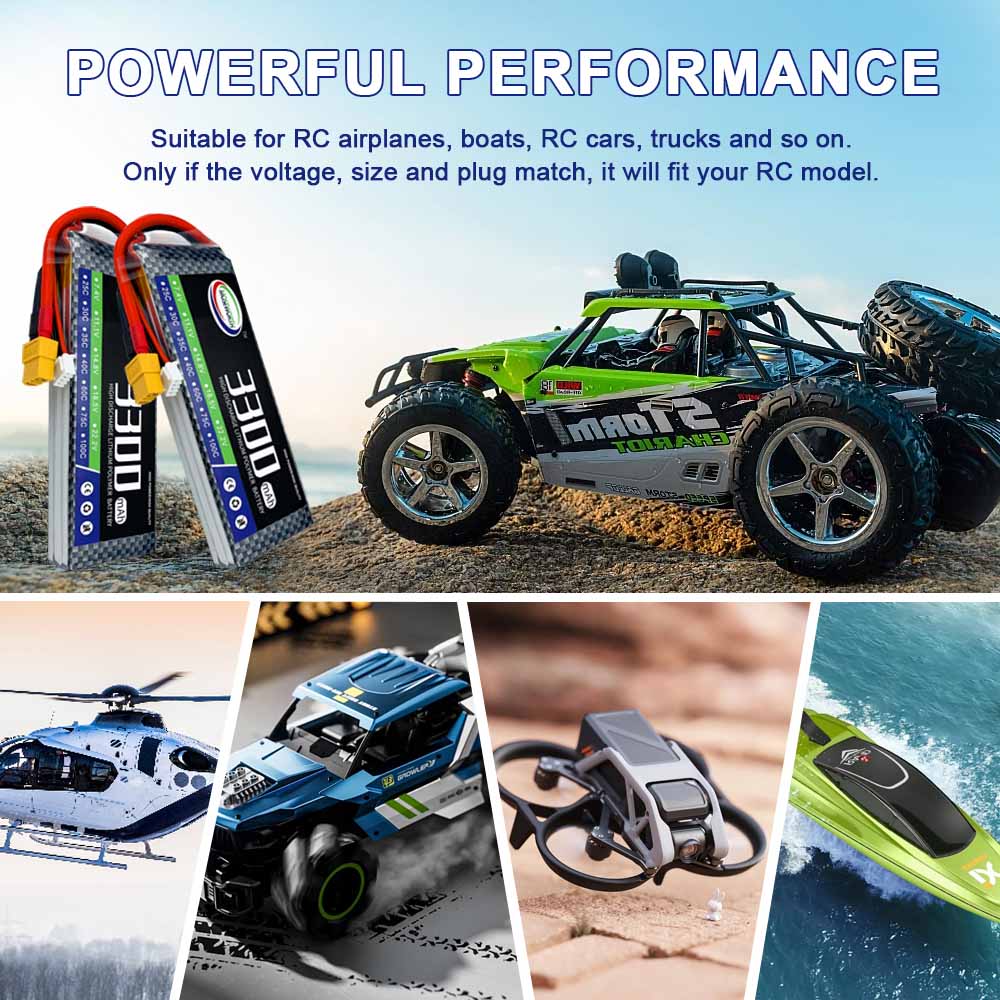 RC LiPo แบตเตอรี่2S 3S 4S 5S 6 - 6S Lipo Battery 22.2V 5000Mah บทวิจารณ์และราคา