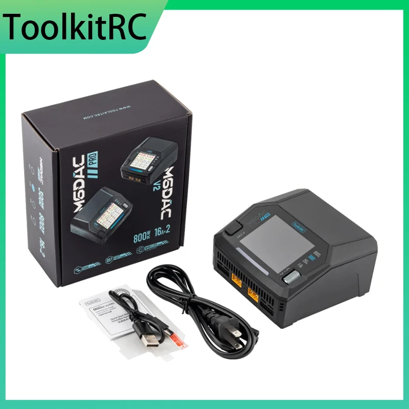 เครื่องชาร์จแบตเตอรี่ลิโพอัจฉร - Toolkitrc M6Dac Smart Charger บทวิจารณ์และราคา