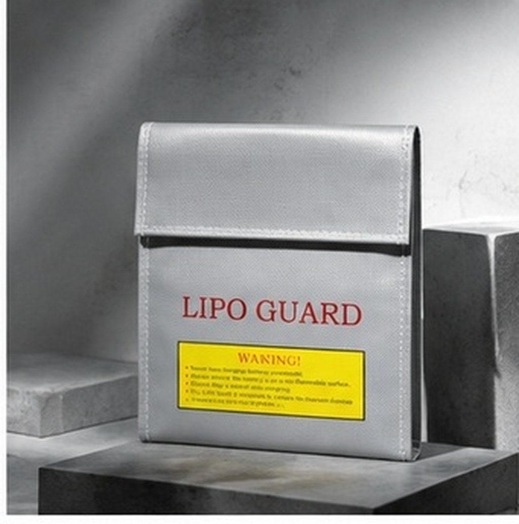 กระเป๋าเก็บแบตเตอรี่ Lipo ขนาด - Lipo Battery Fireproof Safety Charge Box บทวิจารณ์และราคา