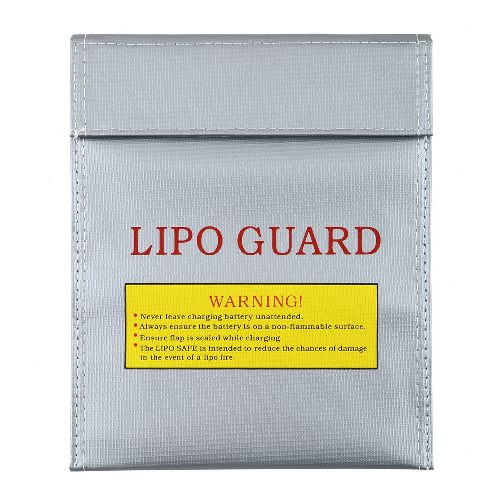 กระเป๋าเก็บแบตเตอรี่ Lipo ขนาด - Lipo Battery Fireproof Safety Charge Box บทวิจารณ์และราคา