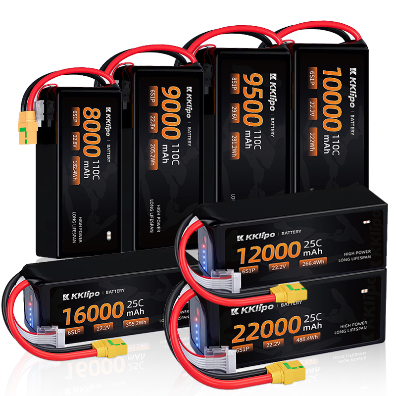 การผลิตการผลิตอัตราสูงอุตสาหกร - Tattu 6S 22000Mah Lipo Battery บทวิจารณ์และราคา