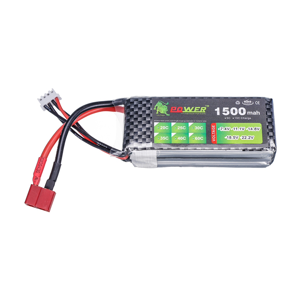 แบตเตอรี่ Lipo 2S 3S 4S 1500mA - 4S Lipo Battery 14.8V 6000Mah บทวิจารณ์และราคา