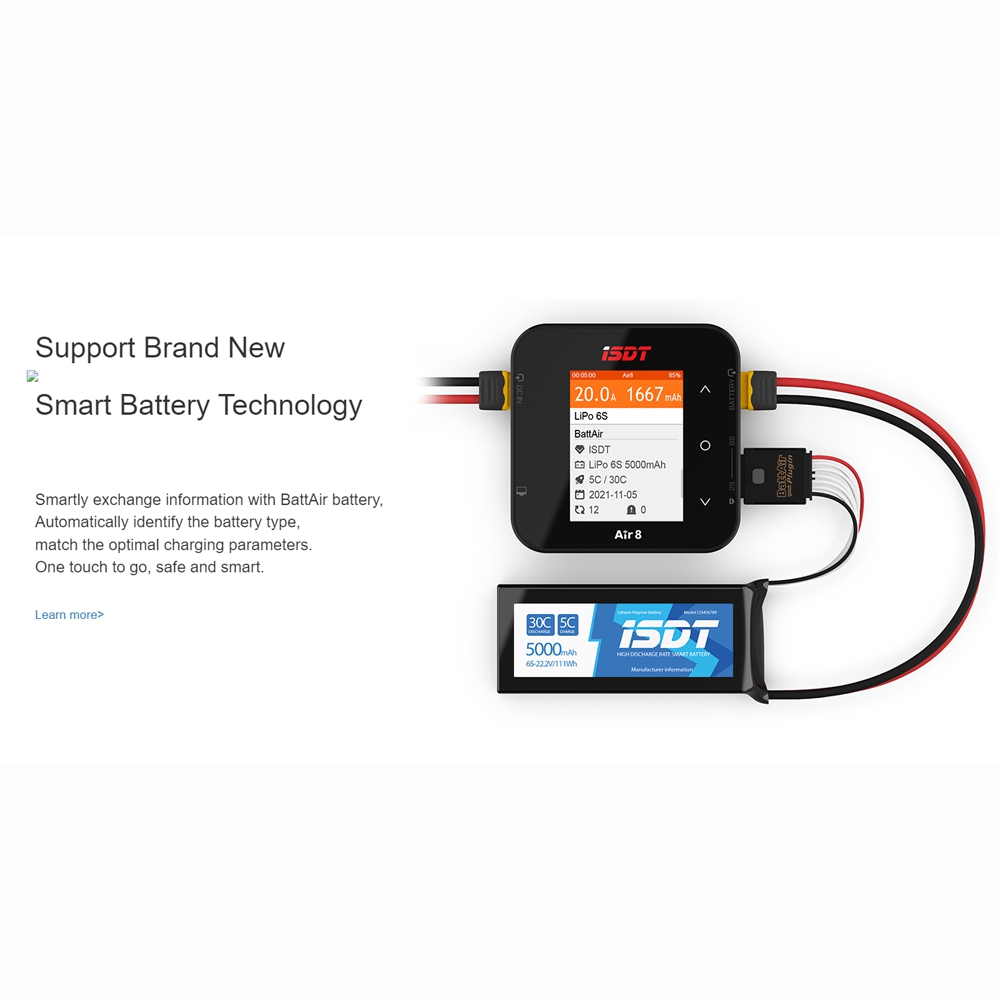 ใหม่ ISDT Air8 Lipo power Bala - Isdt Air8 8S Lipo Charger บทวิจารณ์และราคา