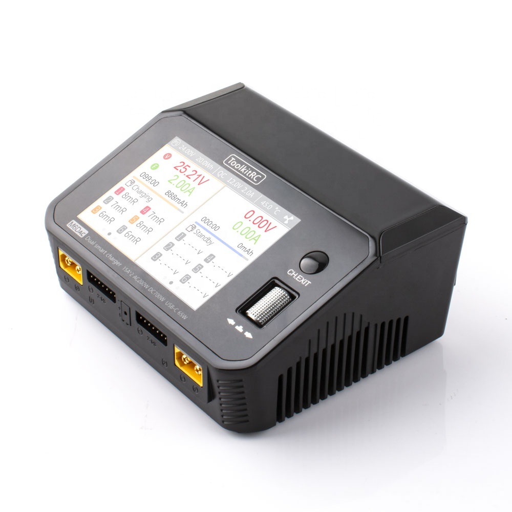 เครื่องชาร์จแบตเตอรี่อัจฉริยะ  - Toolkitrc M6Dac Smart Charger บทวิจารณ์และราคา
