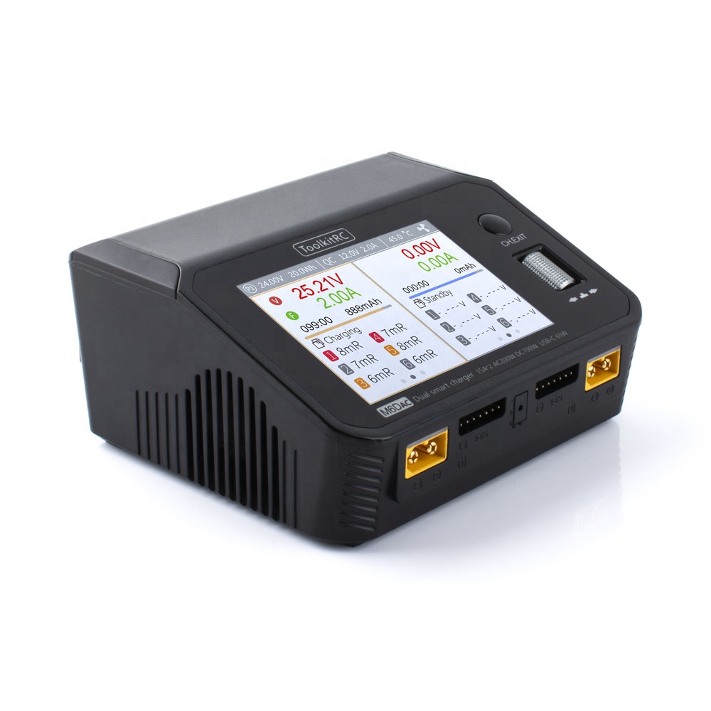 เครื่องชาร์จแบตเตอรี่อัจฉริยะ  - Toolkitrc M6Dac Smart Charger บทวิจารณ์และราคา