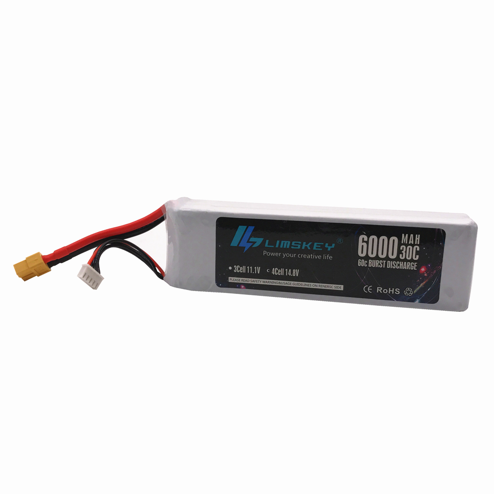 Lismkey 14.8V 6000mAh 30C Burs - 4S Lipo Battery 14.8V 6000Mah บทวิจารณ์และราคา