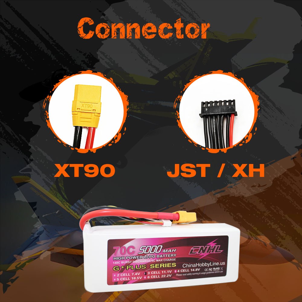 CNHL Lipo แบตเตอรี่ 3S 4S 6S 1 - 6S Lipo Battery 22.2V 5000Mah บทวิจารณ์และราคา