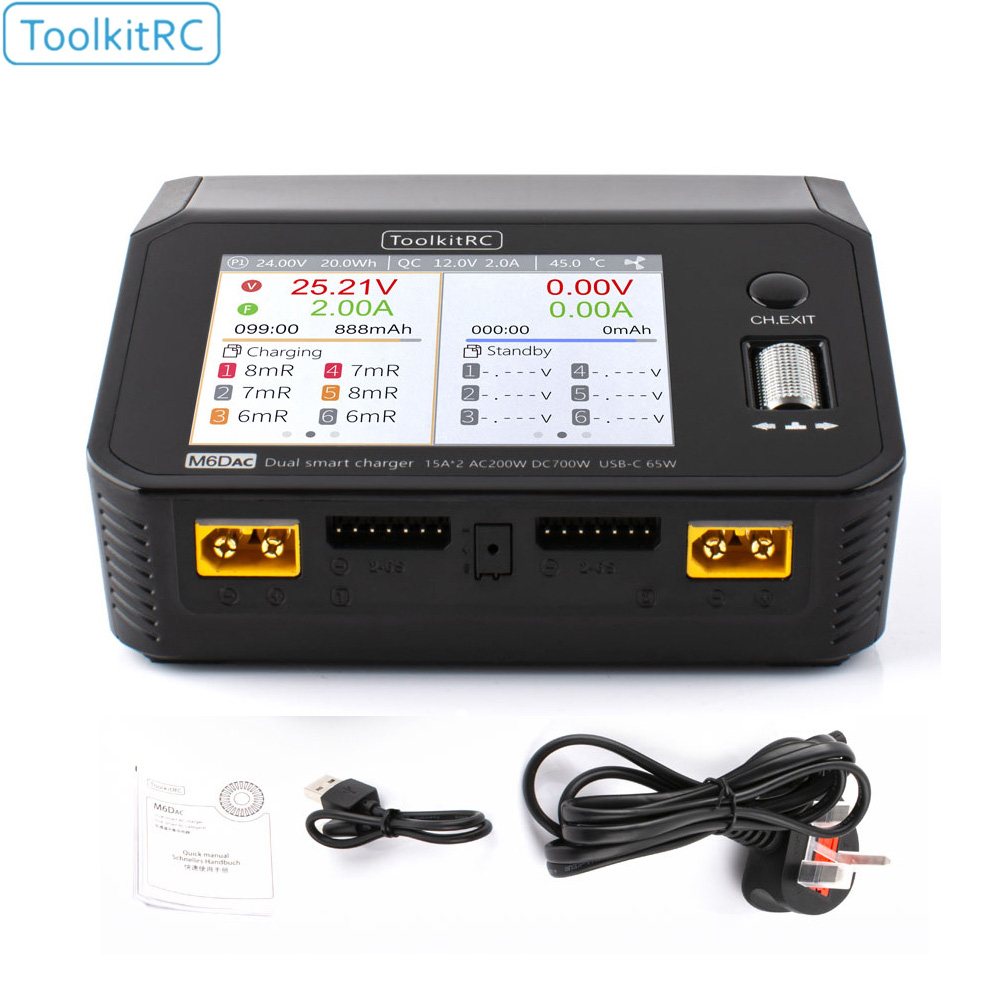 ToolkitRC M6DAC Dual Channel S - Toolkitrc M6Dac Smart Charger บทวิจารณ์และราคา