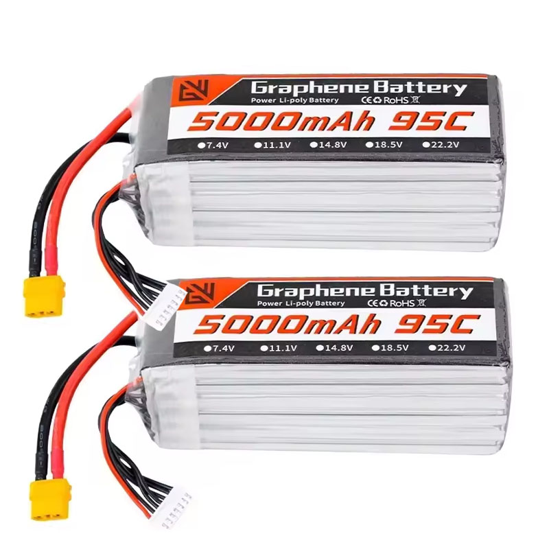 แบตเตอรี่ Lipo 6S 5000mAh XT60 - 6S Lipo Battery 22.2V 5000Mah บทวิจารณ์และราคา