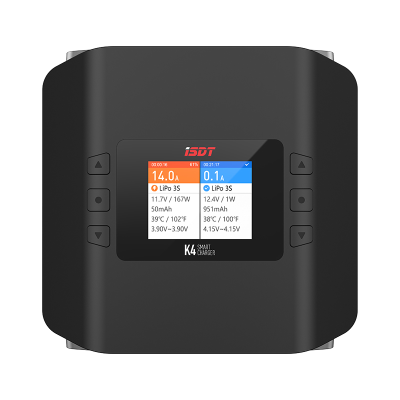 เครื่องชาร์จและดิสชาร์จแบตเตอร - Isdt K4 Dual Lipo Charger บทวิจารณ์และราคา