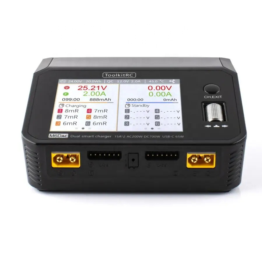 เครื่องชาร์จ/ดิสชาร์จแบตเตอรี่ - Toolkitrc M6Dac Smart Charger บทวิจารณ์และราคา