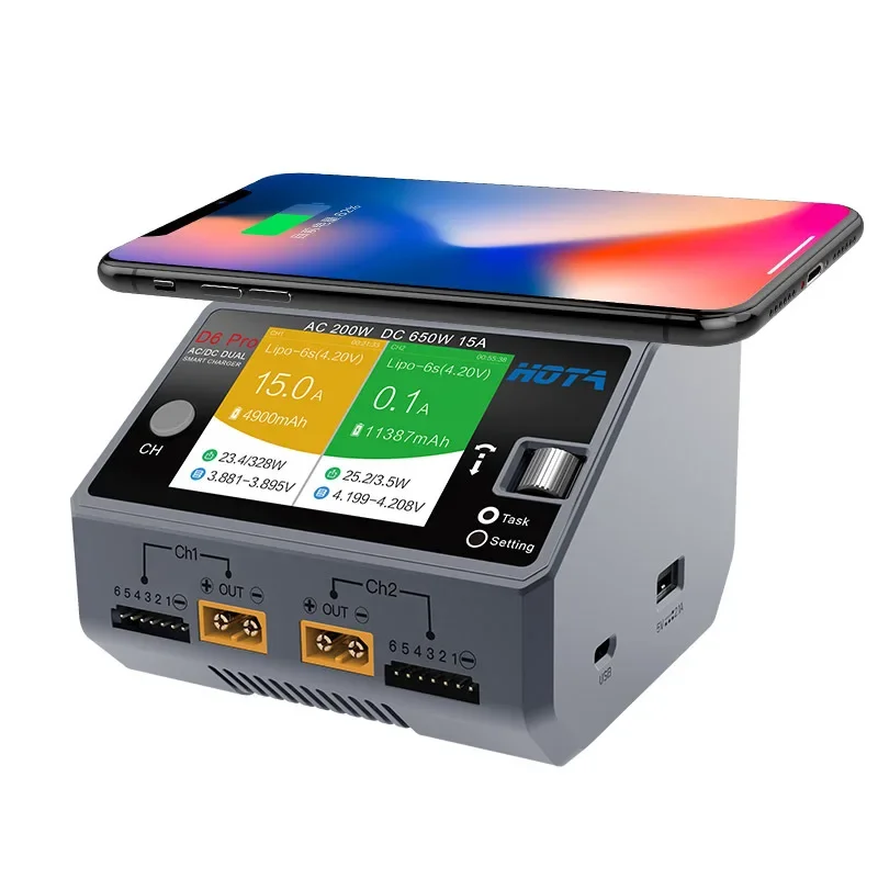HOTA D6 Pro 650W เครื่องชาร์จอ - Hota D6 Pro Dual Lipo Charger บทวิจารณ์และราคา